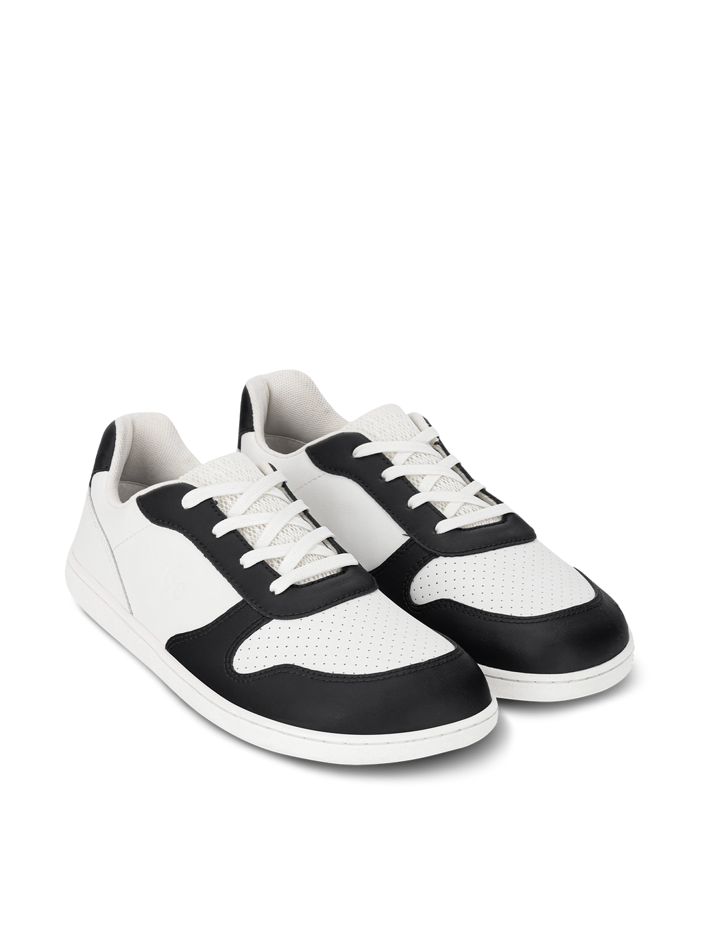 Kids barefoot sneakers Be Lenka Scoot Junior - White & Black