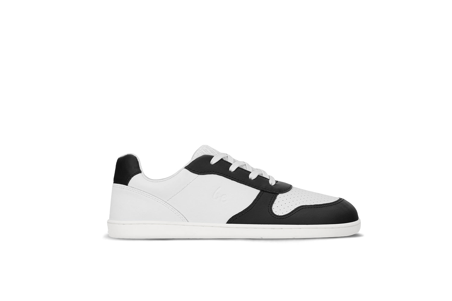 Kids barefoot sneakers Be Lenka Scoot Junior - White & Black
