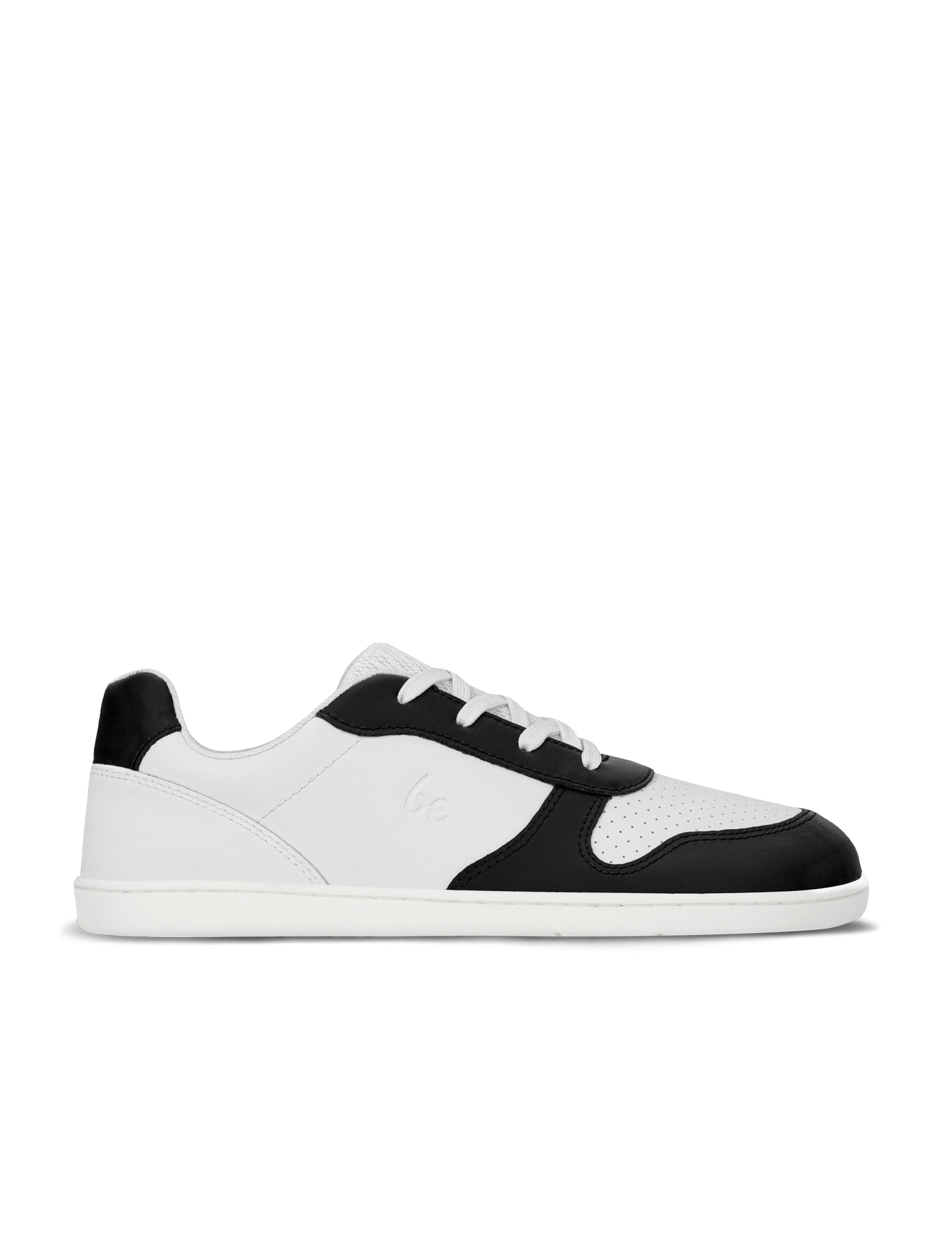 Kids barefoot sneakers Be Lenka Scoot Junior - White & Black