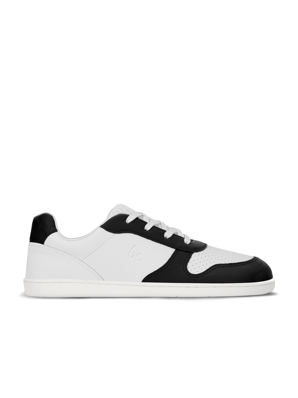 Kids barefoot sneakers Be Lenka Scoot Junior - White & Black