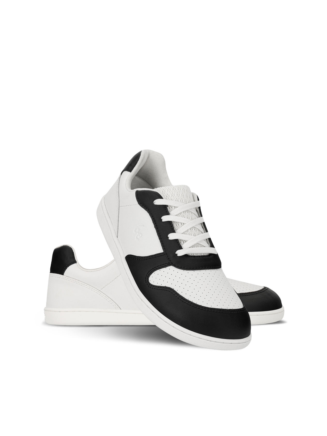 Kids barefoot sneakers Be Lenka Scoot Junior - White & Black
