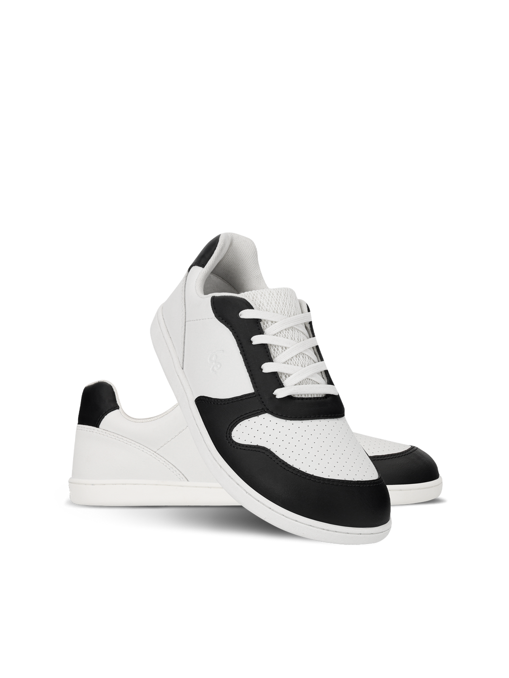Kids barefoot sneakers Be Lenka Scoot Junior - White & Black