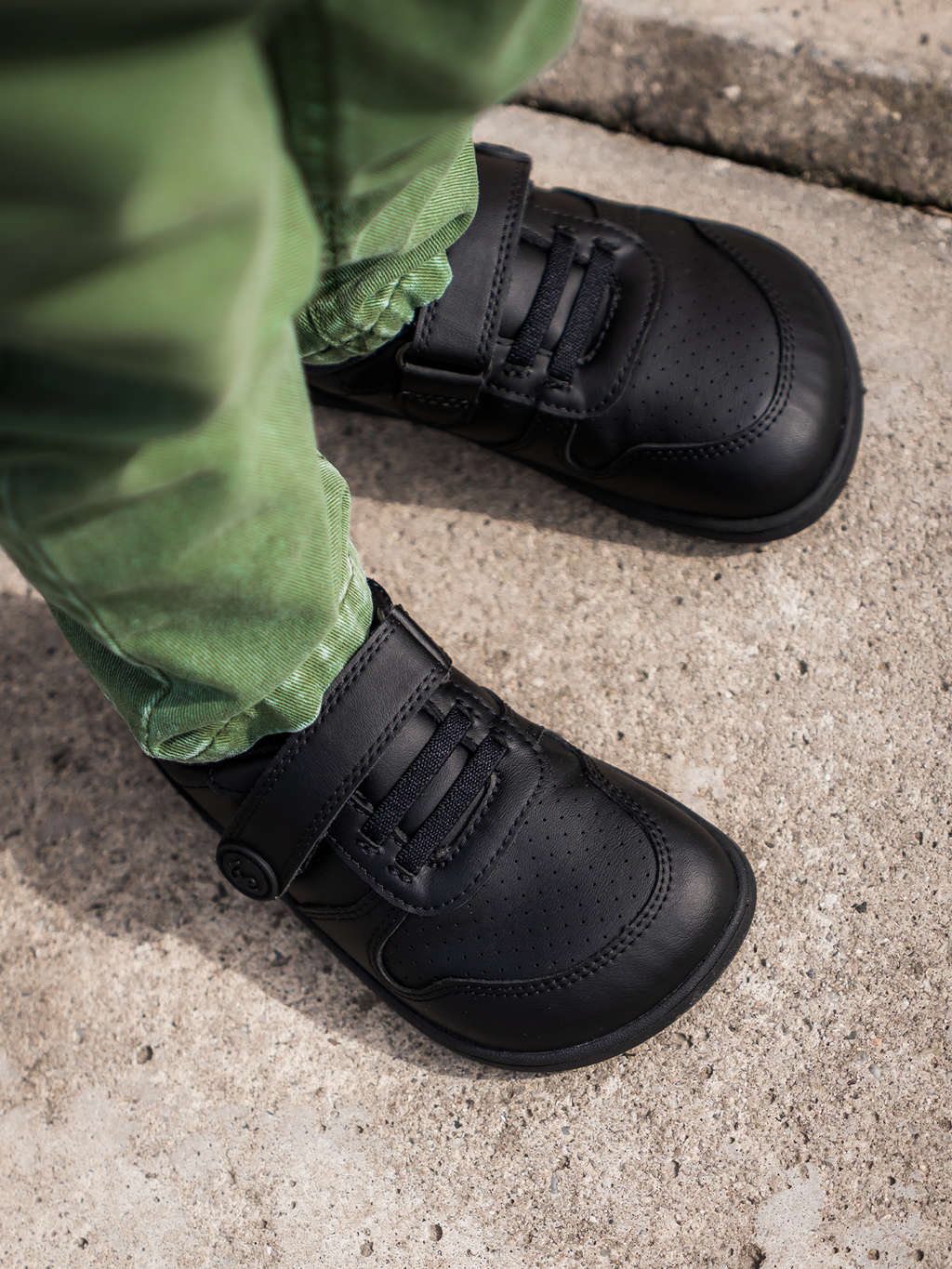 Kids barefoot sneakers Be Lenka Scoot Kids - All Black