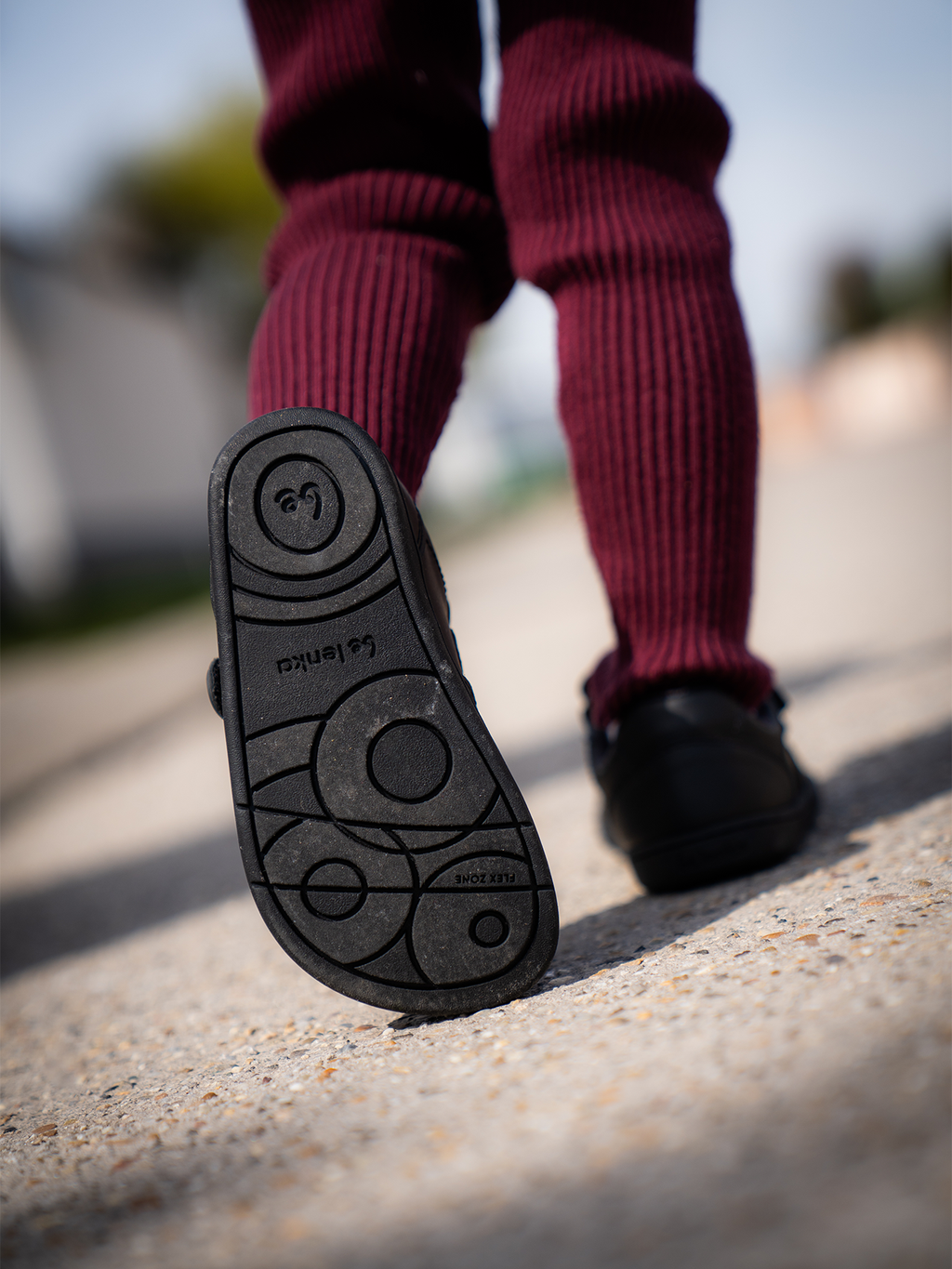 Kids barefoot sneakers Be Lenka Scoot Kids - All Black