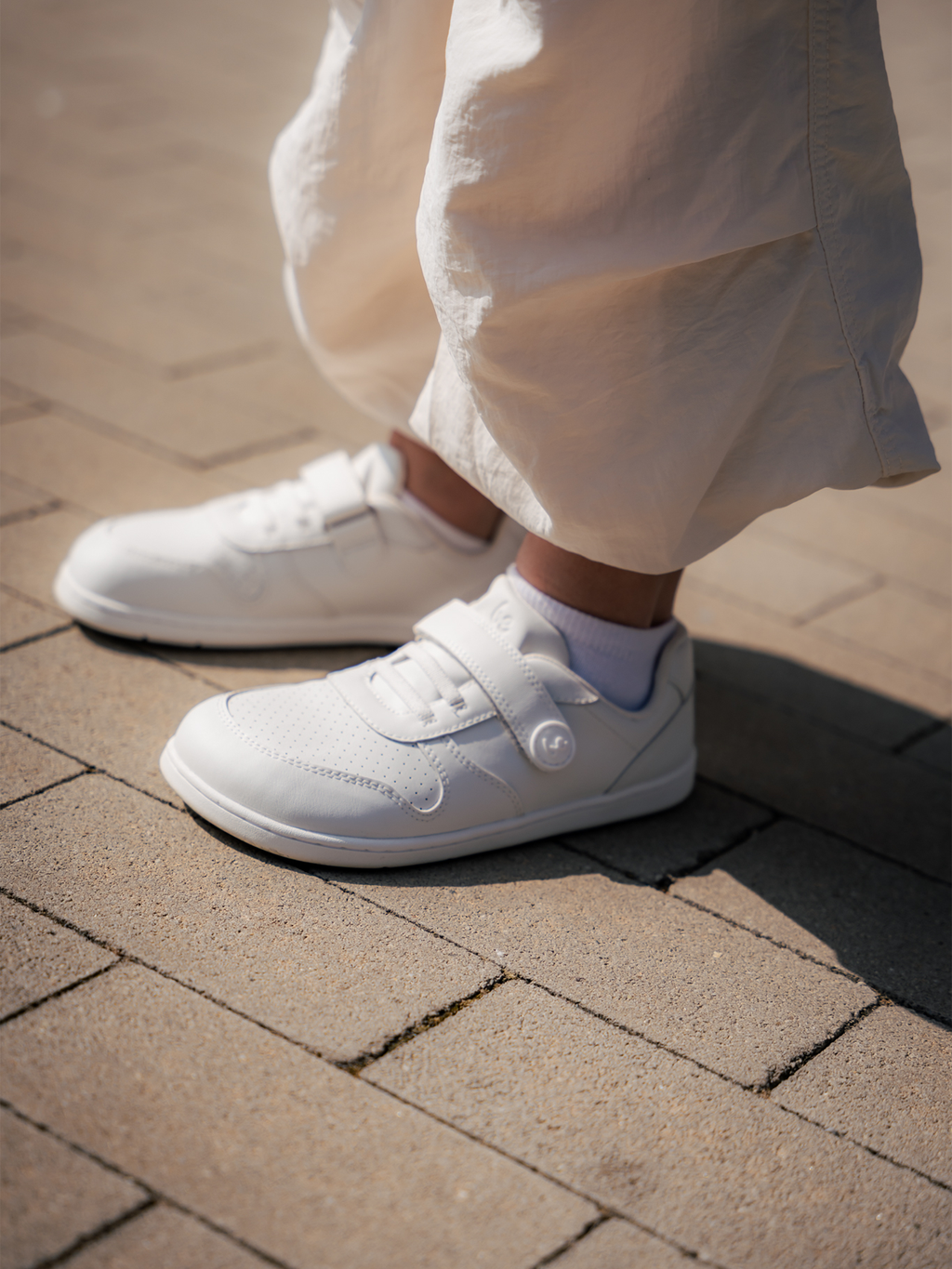 Kids barefoot sneakers Be Lenka Scoot Kids - All White