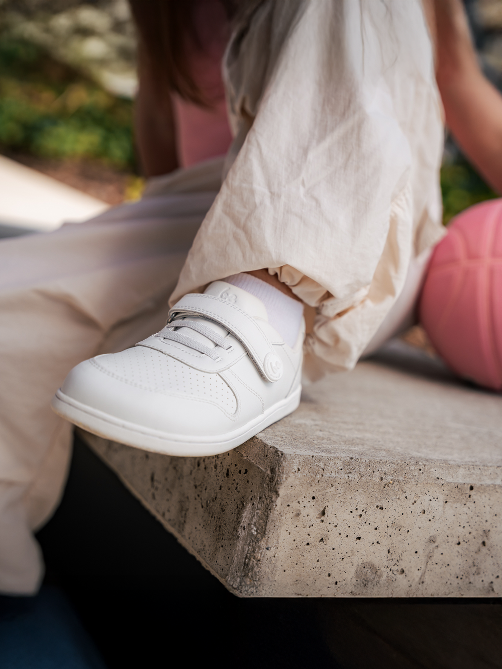 Kids barefoot sneakers Be Lenka Scoot Kids - All White