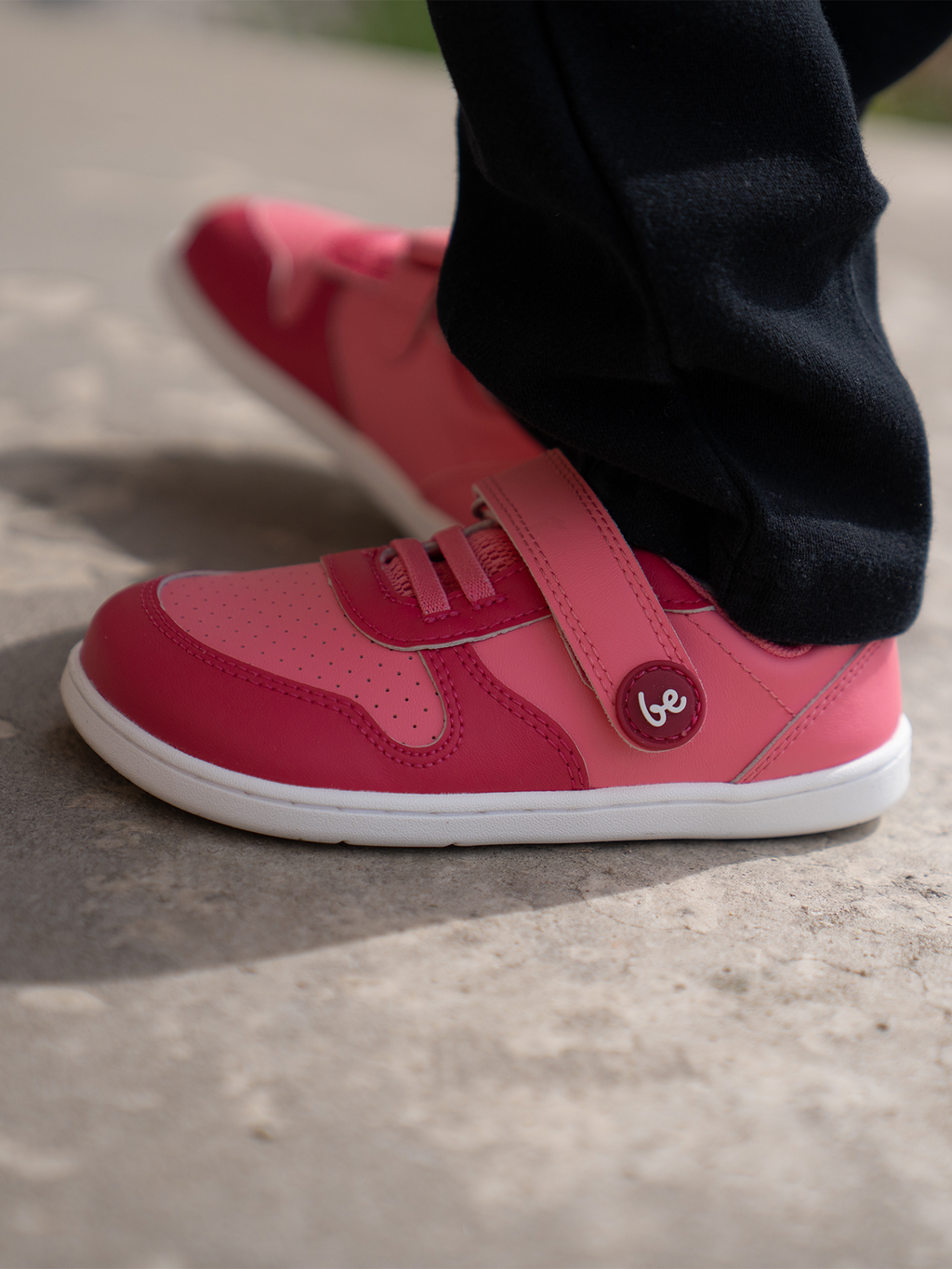 Kids barefoot sneakers Be Lenka Scoot Kids - Light & Dark Pink