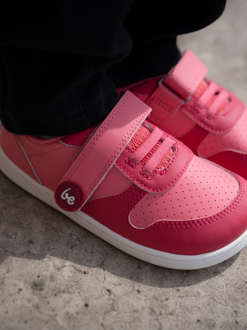 Kids barefoot sneakers Be Lenka Scoot Kids - Light & Dark Pink