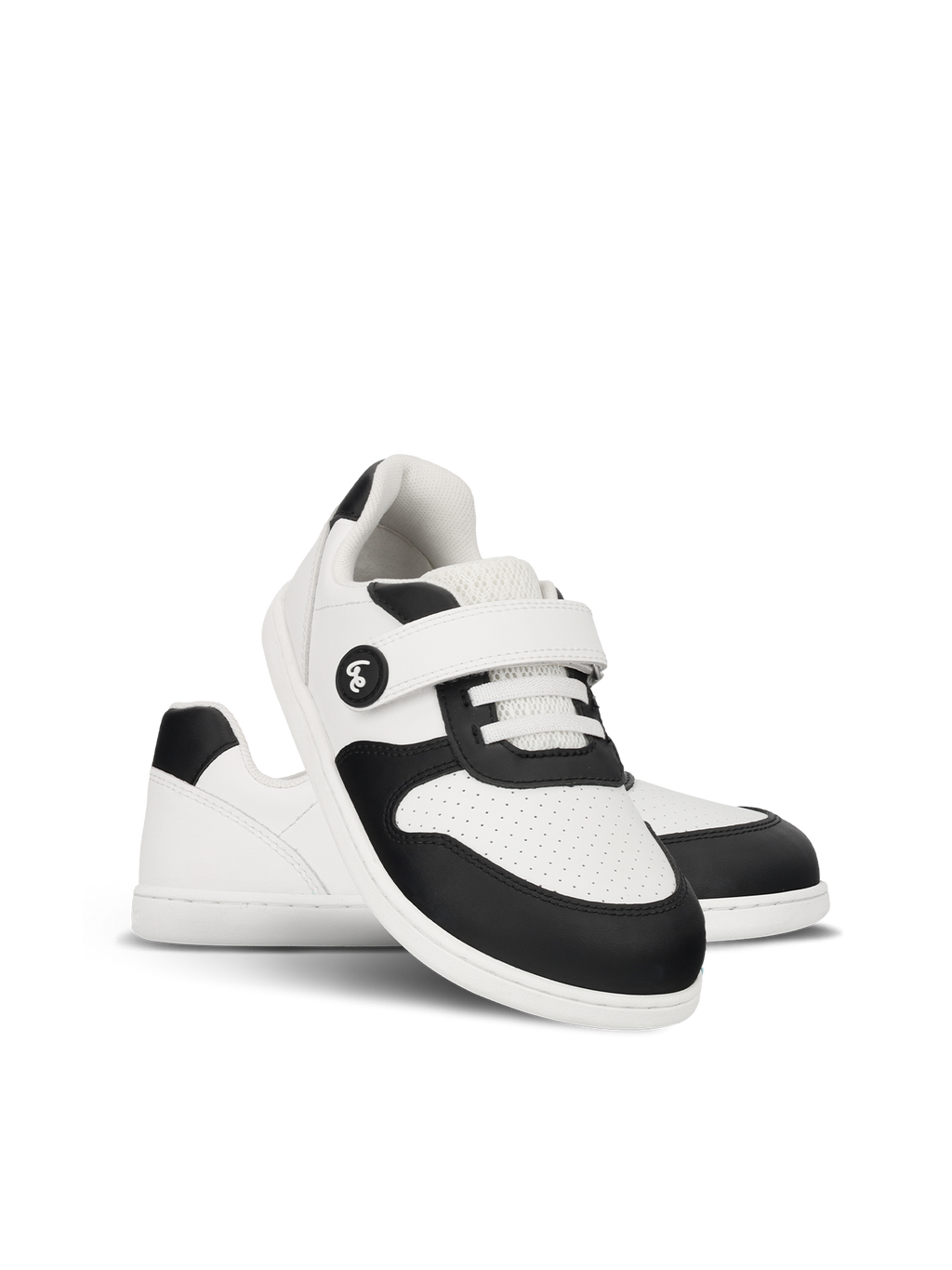 Kids barefoot sneakers Be Lenka Scoot Kids - White & Black