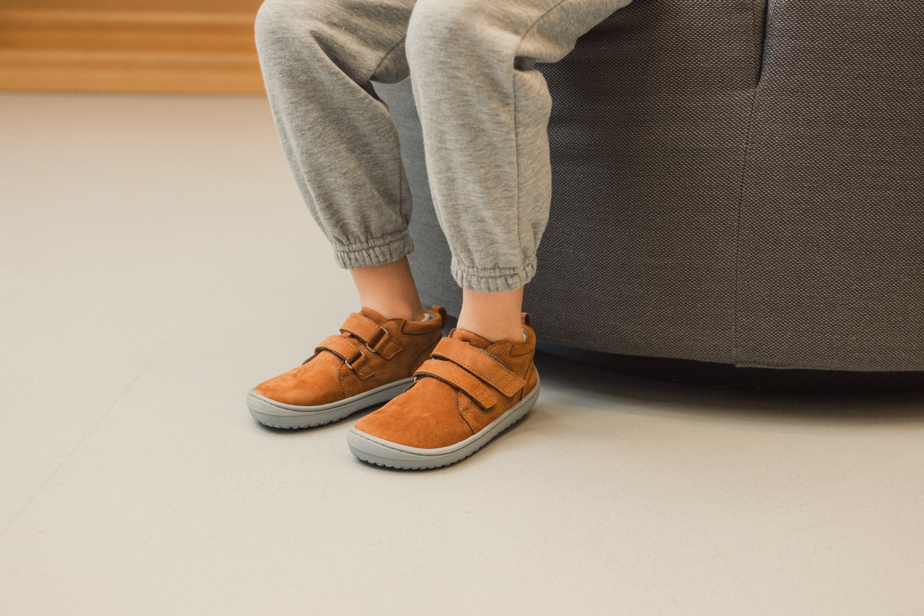 Kids barefoot Be Lenka Play - Cognac