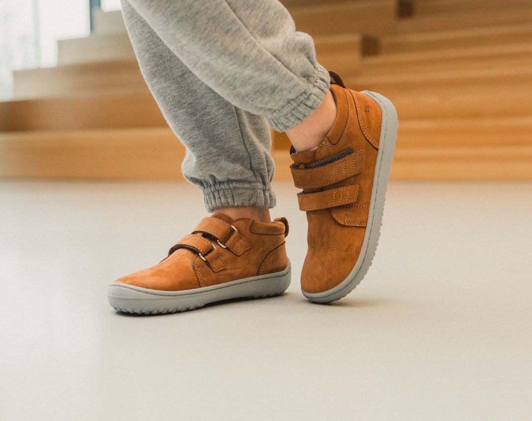 Kids barefoot Be Lenka Play - Cognac