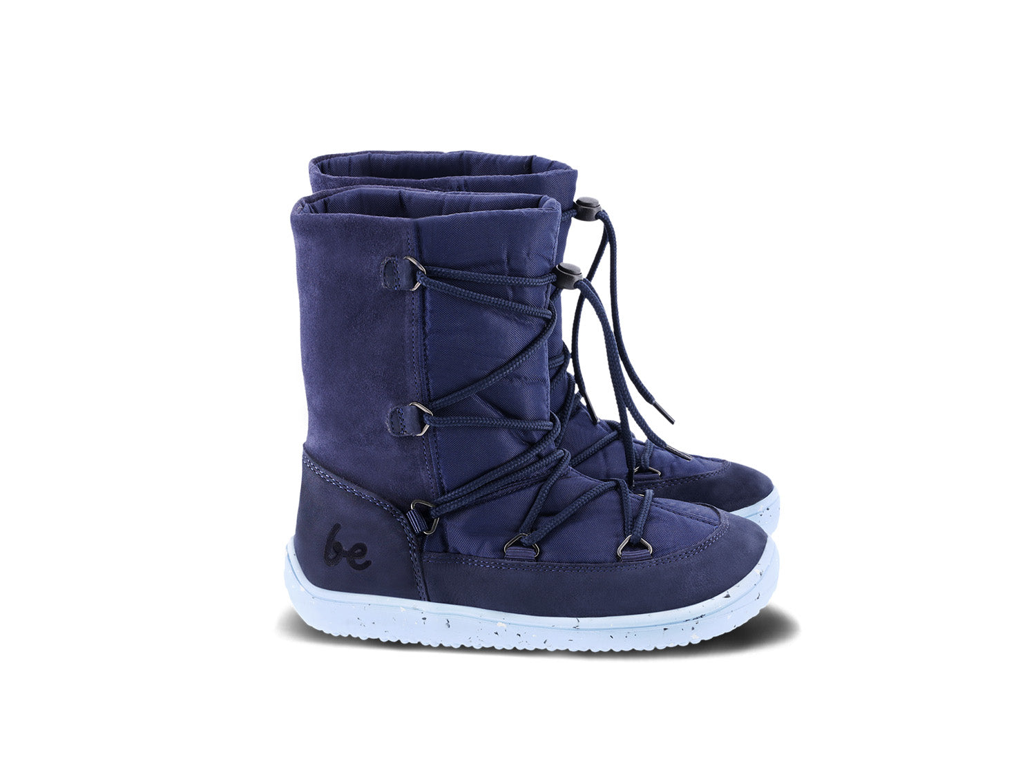 Winter Kids Barefoot Be Lenka Snowfox Kids 2.0 - Dark & Light Blue