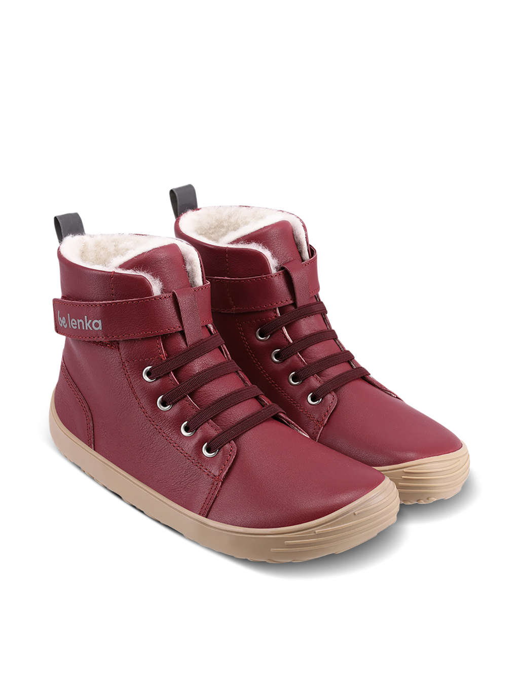 WINTER KIDS: dark cherry red size eu 34