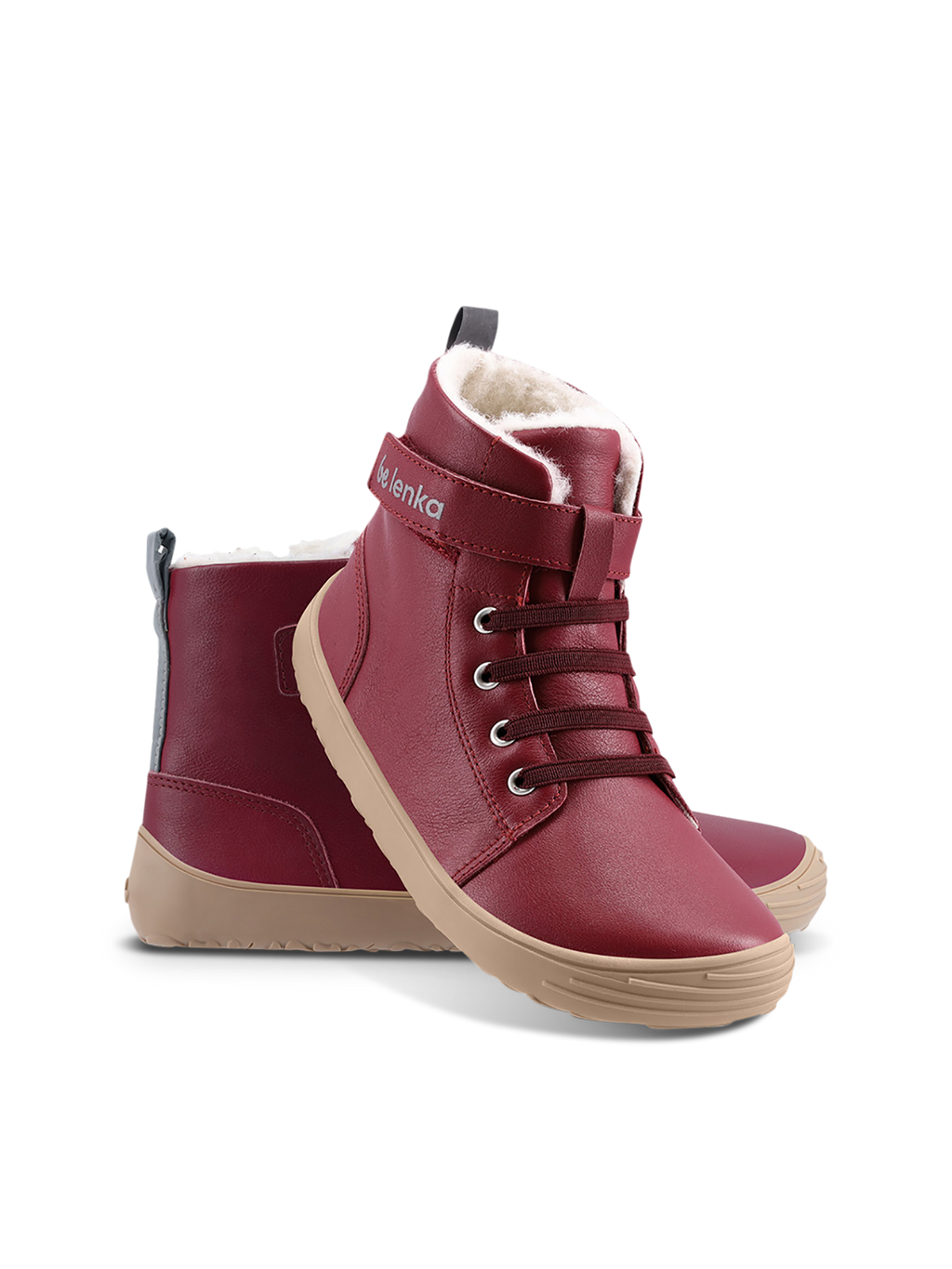 WINTER KIDS: dark cherry red size eu 34