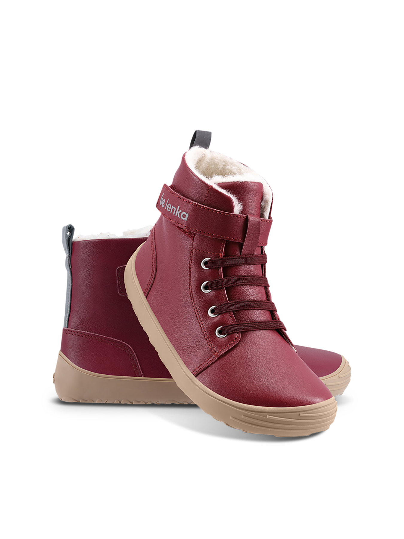 WINTER KIDS: dark cherry red size eu 34