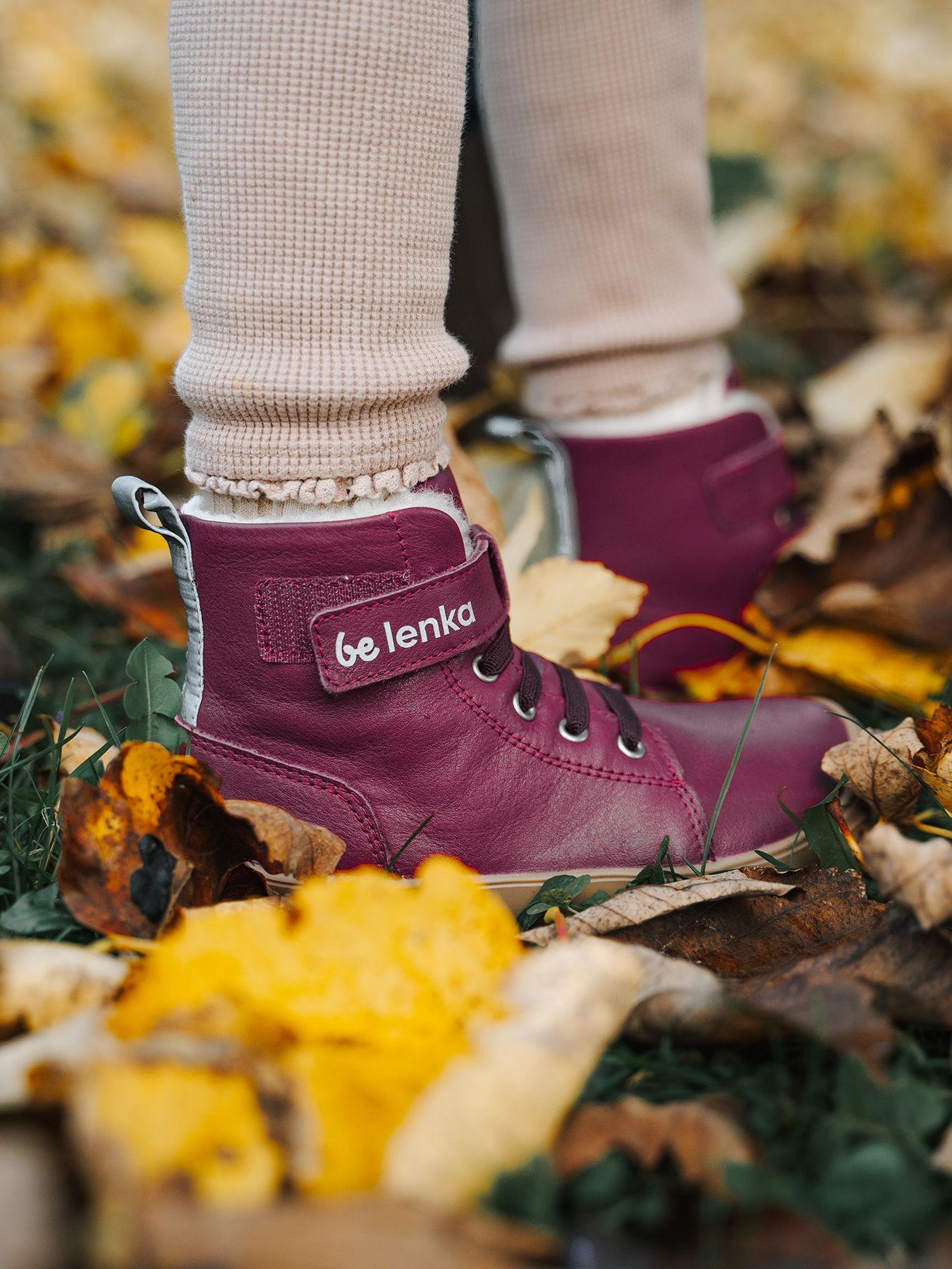 WINTER KIDS: dark cherry red size eu 34