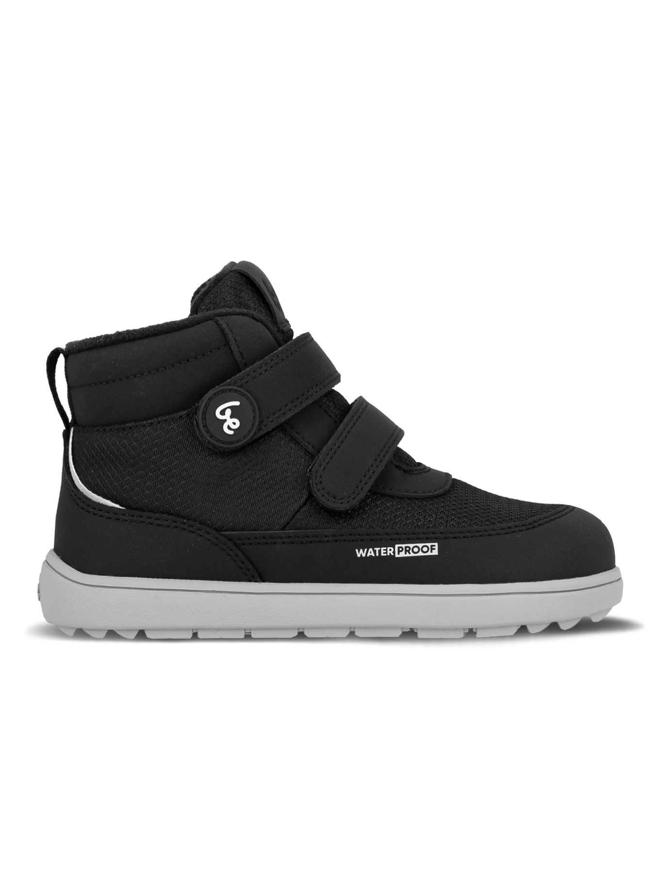 Kids winter barefoot boots Be Lenka Zippu Kids - Black & Grey