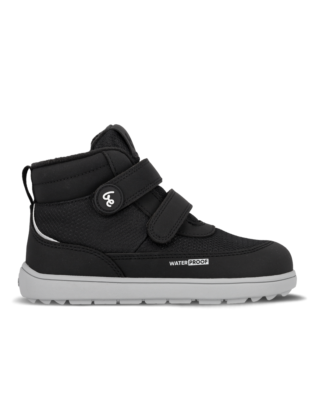 Kids winter barefoot boots Be Lenka Zippu Kids - Black & Grey