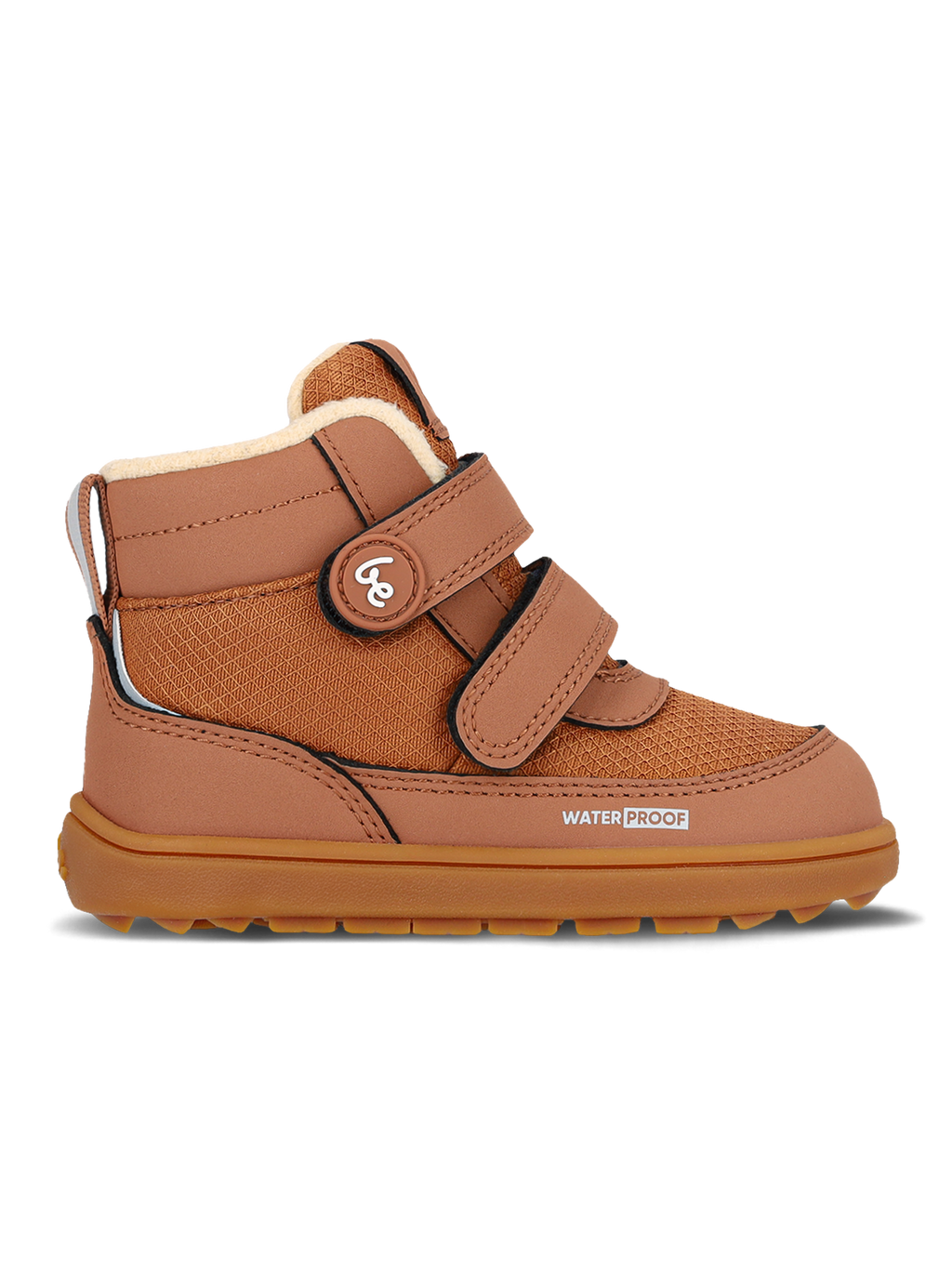 Kids winter barefoot boots Be Lenka Zippu Preschool - All Brown