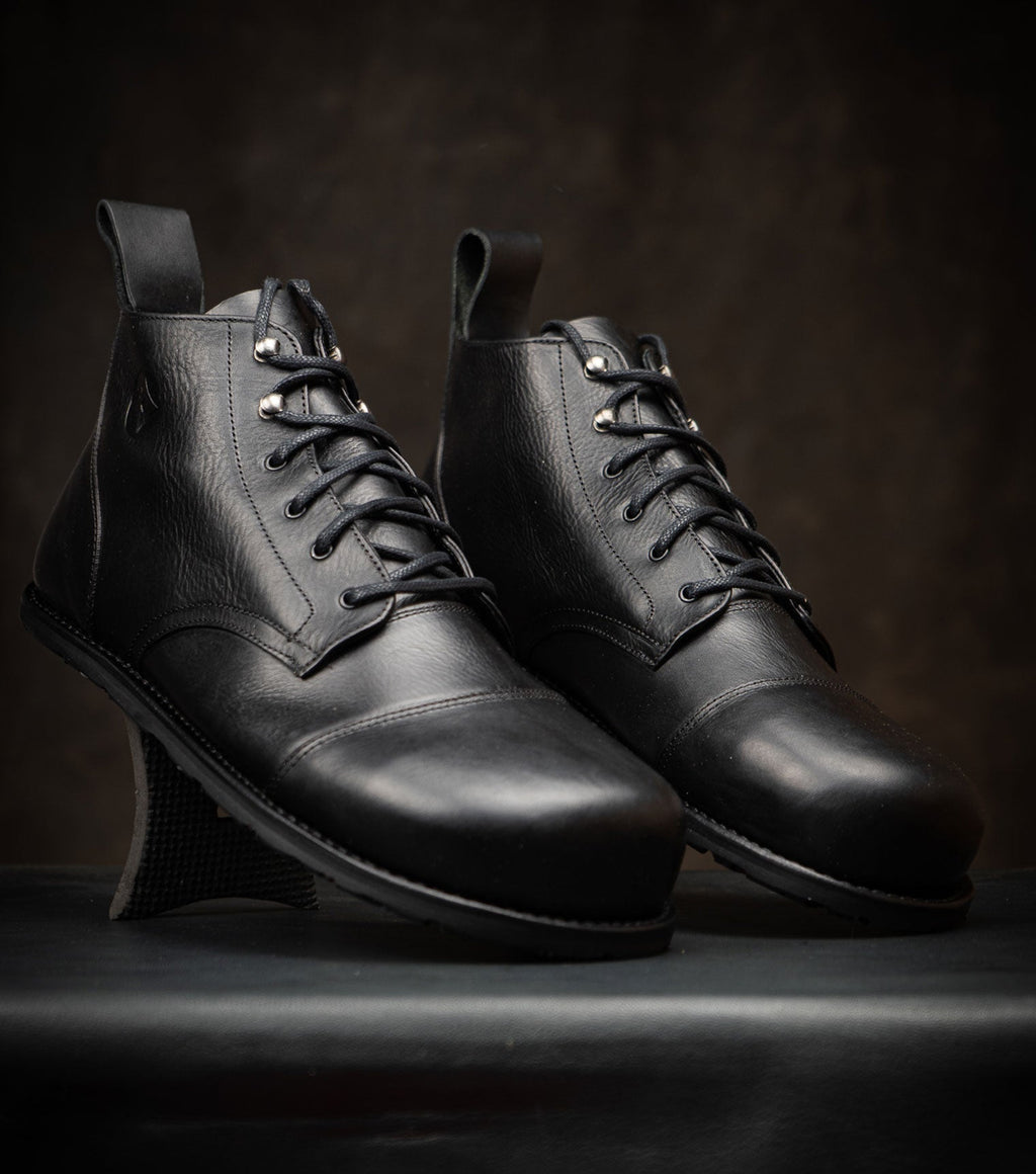 Goodyear Welted Barefoot Carpenter's Safety Boots - Barefoot Shoe Store