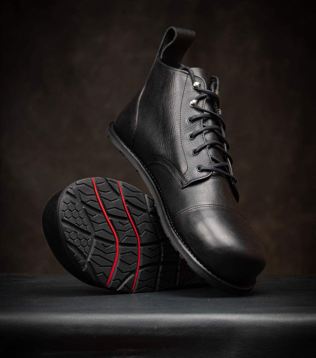 Goodyear Welted Barefoot Carpenter's Safety Boots - Barefoot Shoe Store