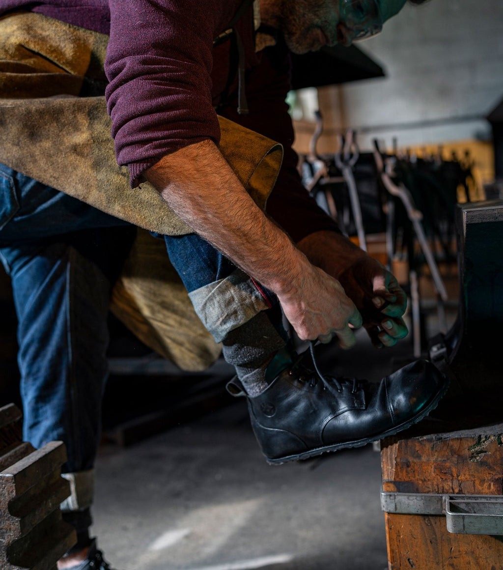 Goodyear Welted Barefoot Carpenter's Safety Boots - Barefoot Shoe Store