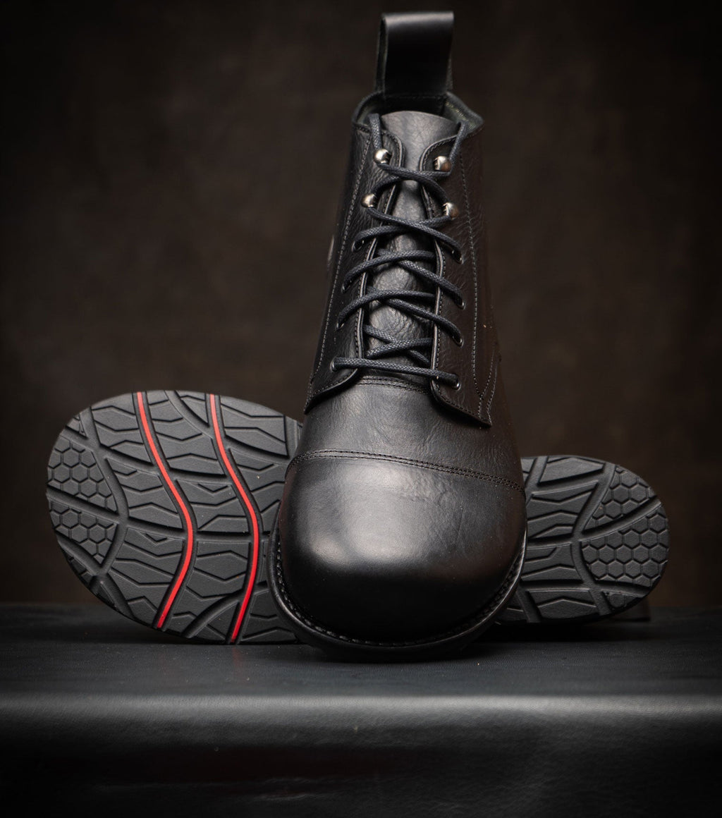 Goodyear Welted Barefoot Carpenter's Safety Boots - Barefoot Shoe Store