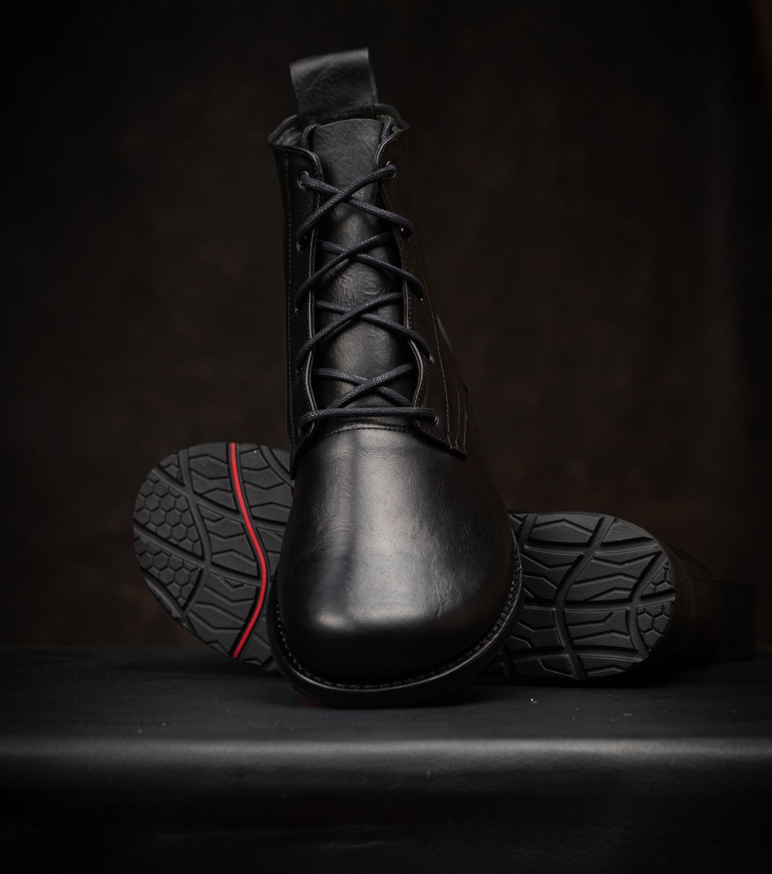 Goodyear Welted Barefoot Chukka Boots - Black - Barefoot Shoe Store