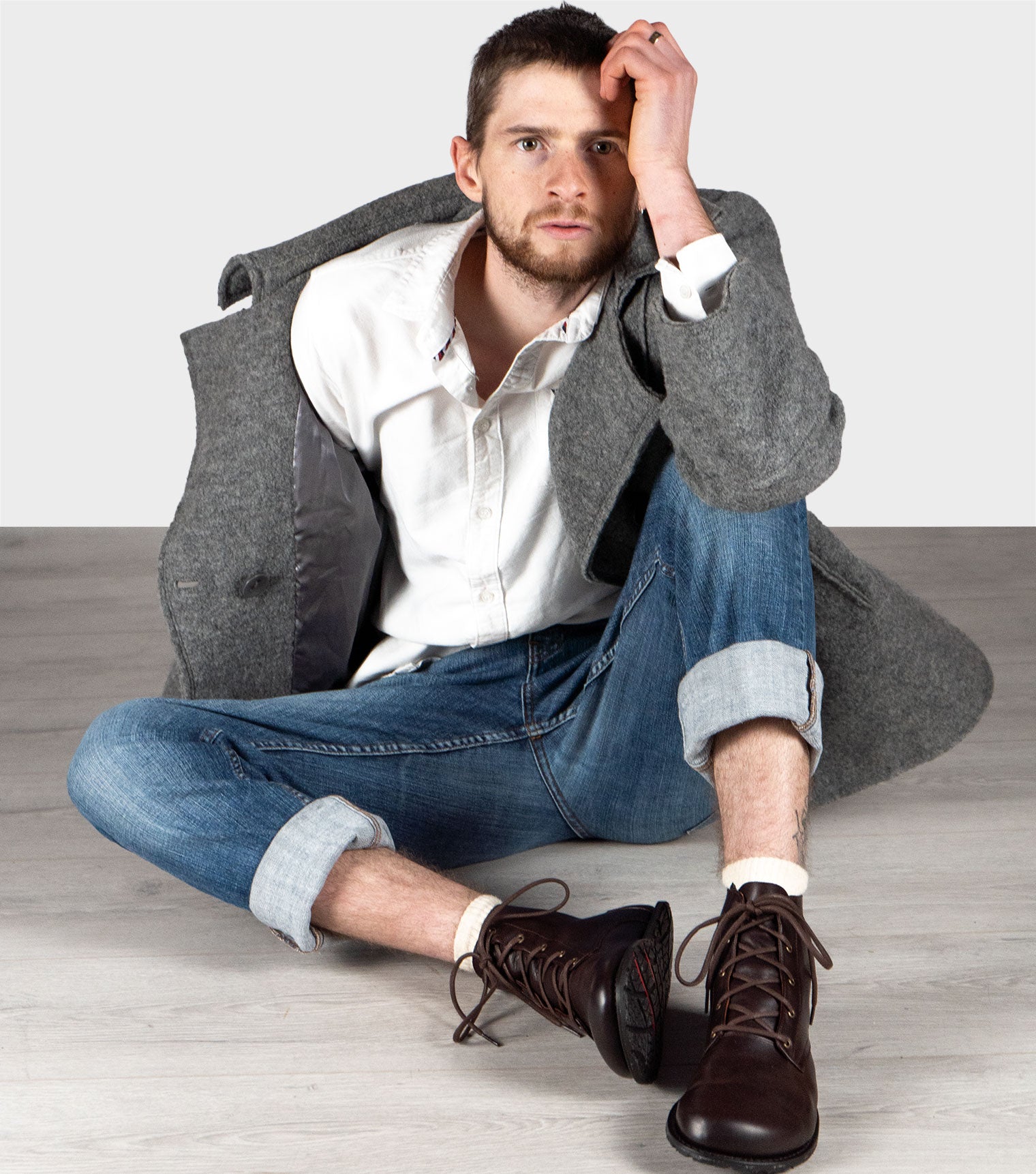 Goodyear Welted Barefoot Chukka Boots - Chocolate Brown - Barefoot Shoe Store