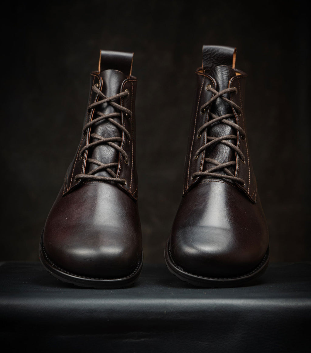 Goodyear Welted Barefoot Chukka Boots - Chocolate Brown - Barefoot Shoe Store