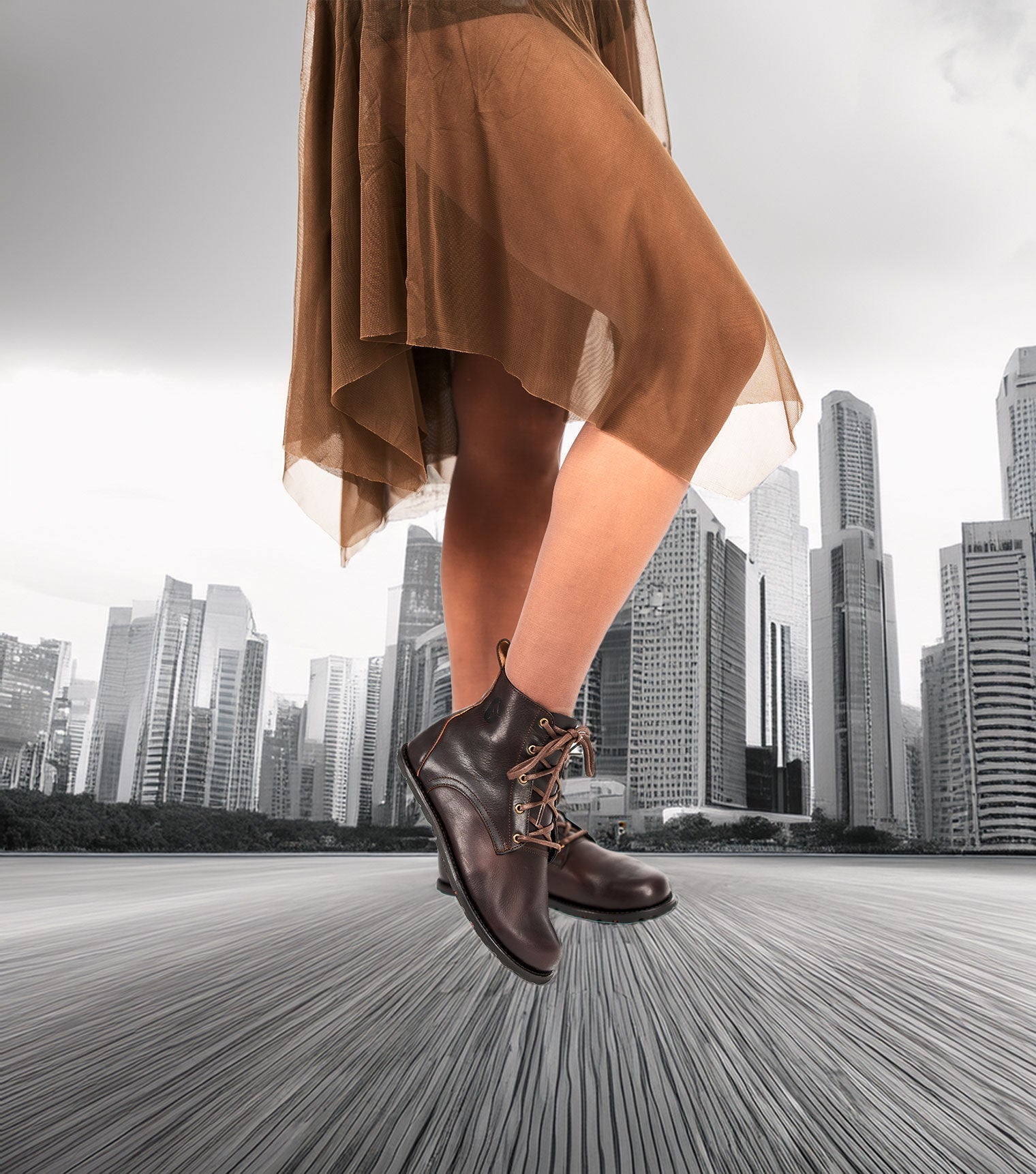 Goodyear Welted Barefoot Chukka Boots - Chocolate Brown - Barefoot Shoe Store