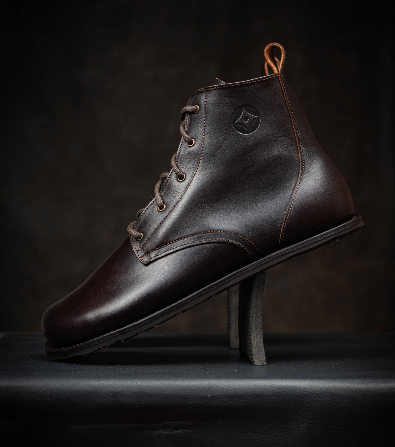 Goodyear Welted Barefoot Chukka Boots - Chocolate Brown - Barefoot Shoe Store