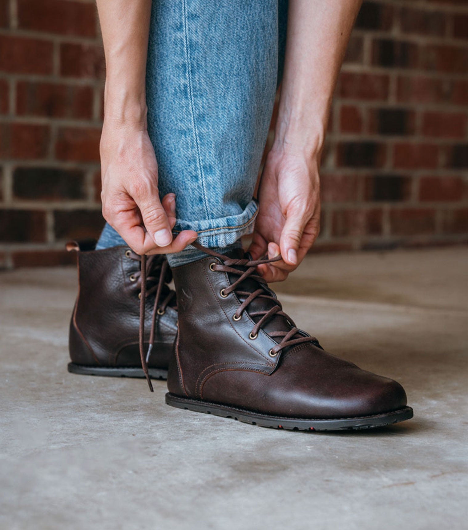 Goodyear Welted Barefoot Chukka Boots - Chocolate Brown - Barefoot Shoe Store