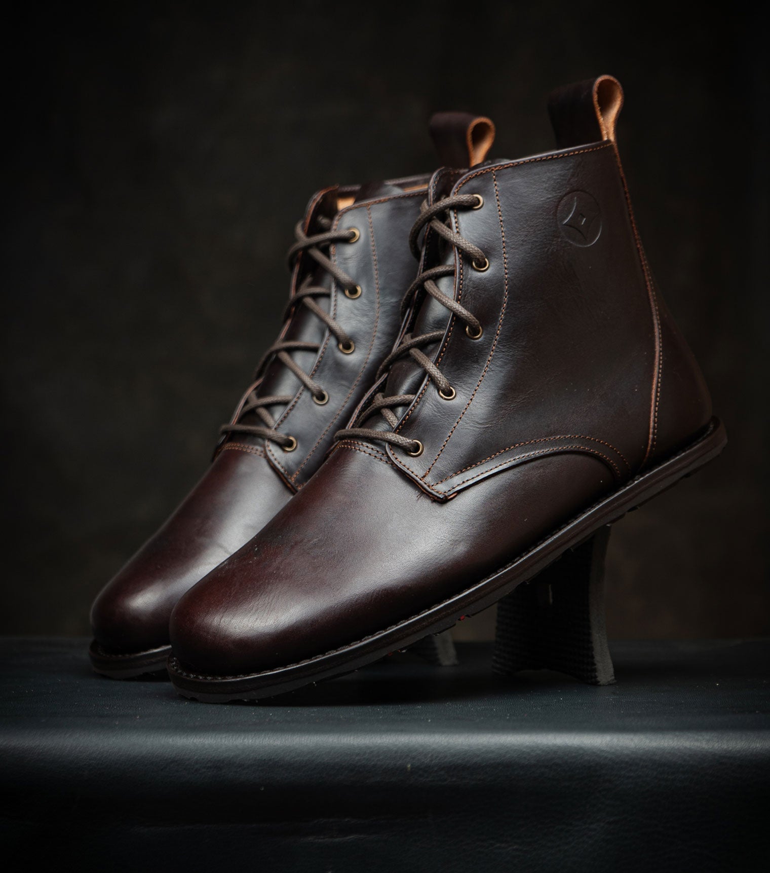 Goodyear Welted Barefoot Chukka Boots - Chocolate Brown - Barefoot Shoe Store