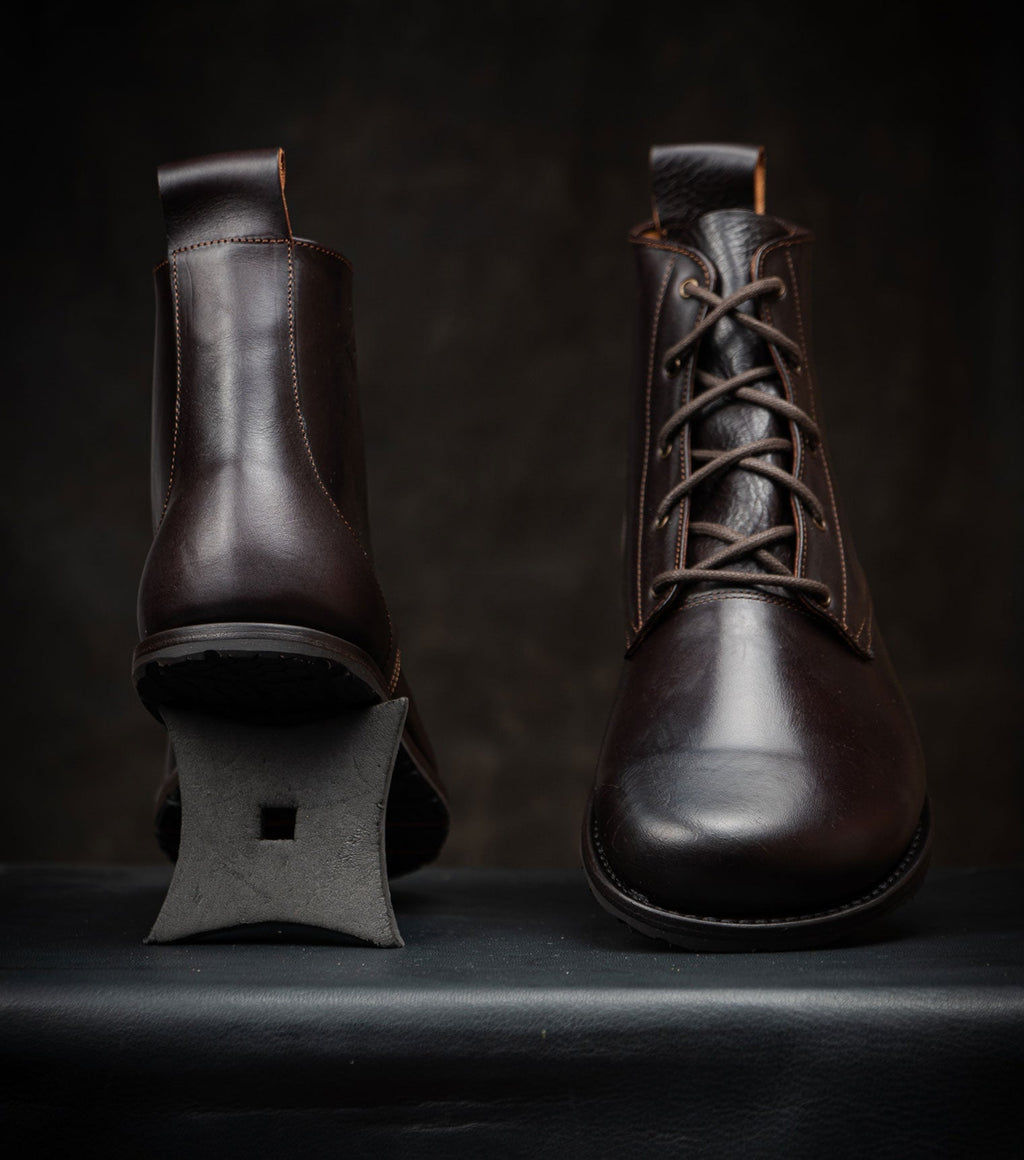 Goodyear Welted Barefoot Chukka Boots - Chocolate Brown - Barefoot Shoe Store