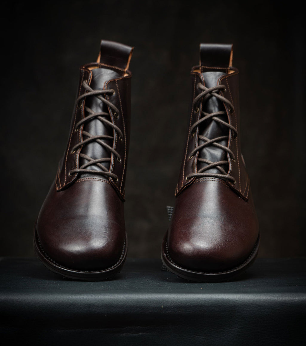 Goodyear Welted Barefoot Chukka Boots - Chocolate Brown - Barefoot Shoe Store