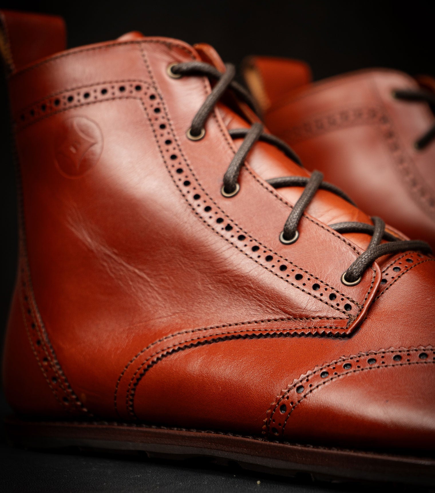 Goodyear Welted Barefoot Chukka Brogue Boots - Barefoot Shoe Store