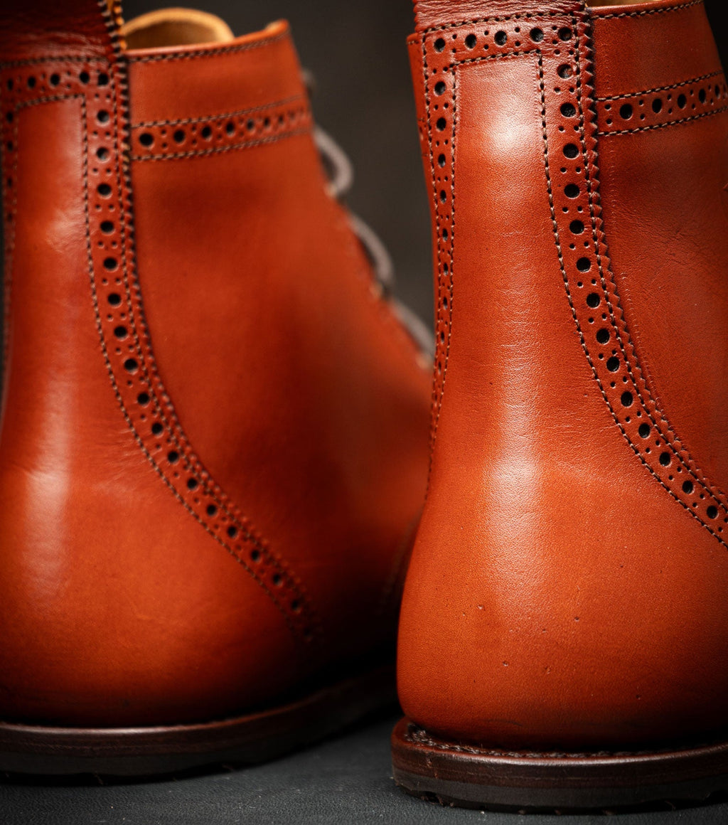 Goodyear Welted Barefoot Chukka Brogue Boots - Barefoot Shoe Store