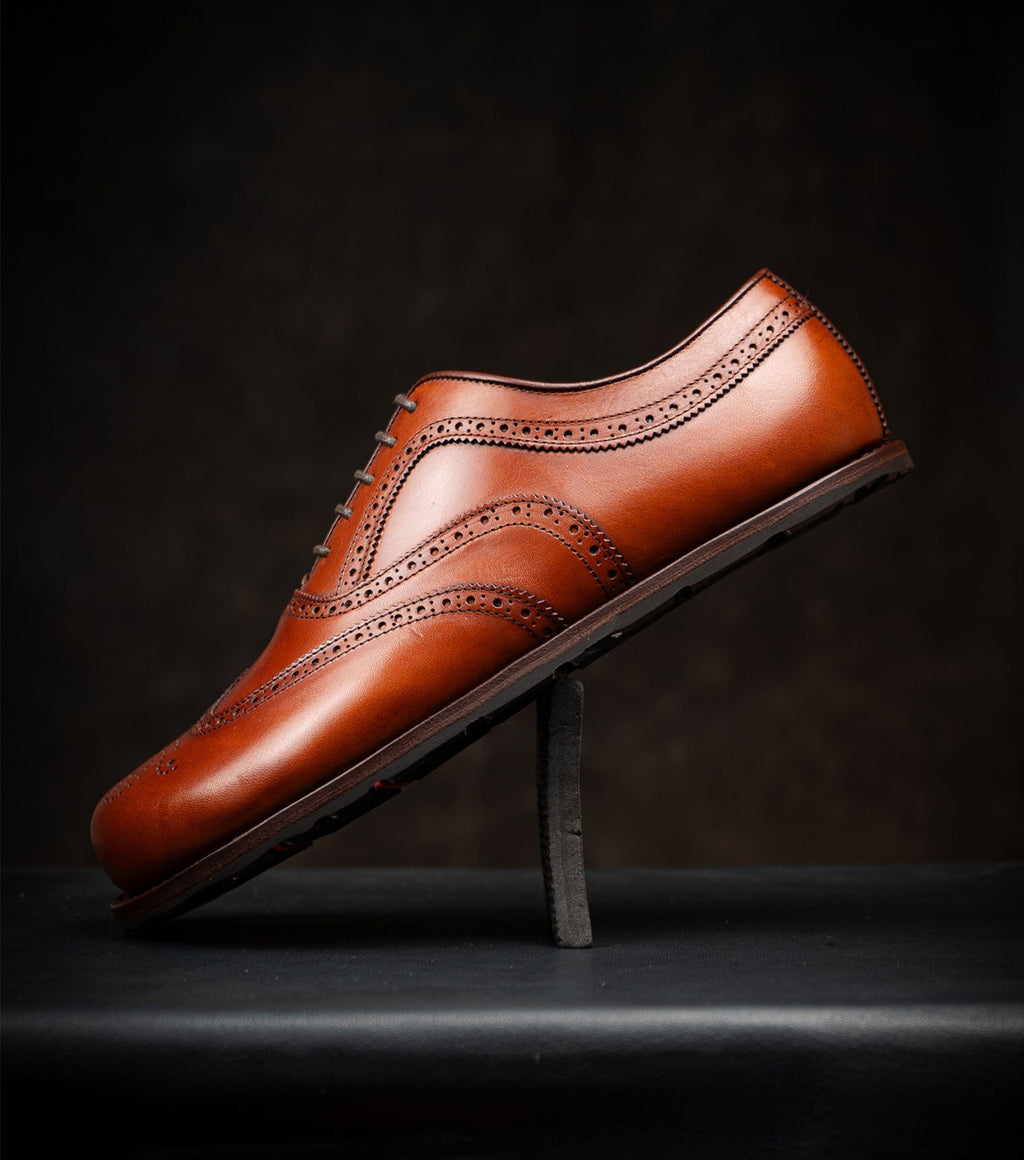 Goodyear Welted Barefoot Oxford Brogue - Barefoot Shoe Store