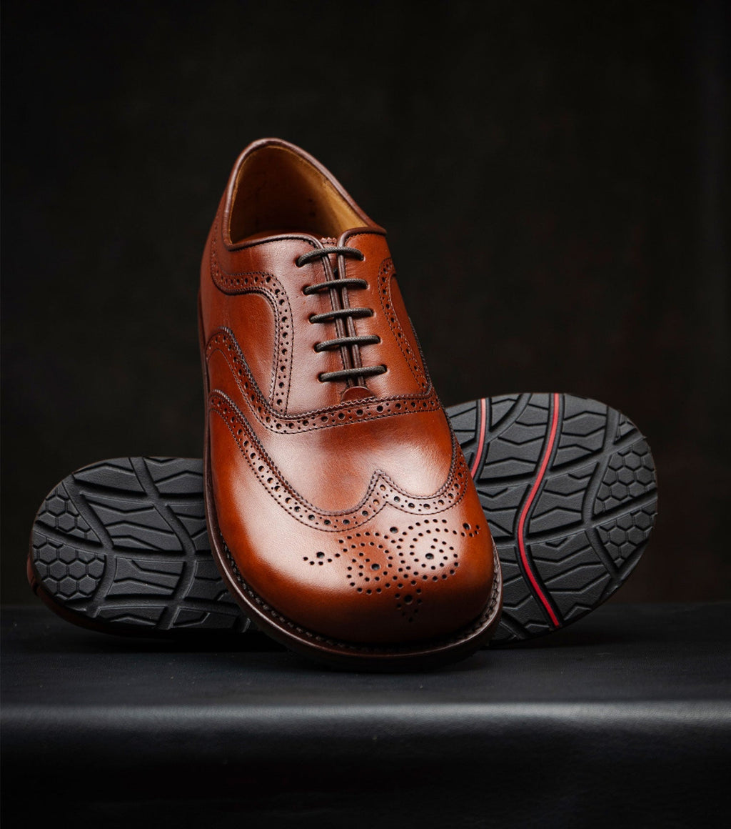 Goodyear Welted Barefoot Oxford Brogue - Barefoot Shoe Store