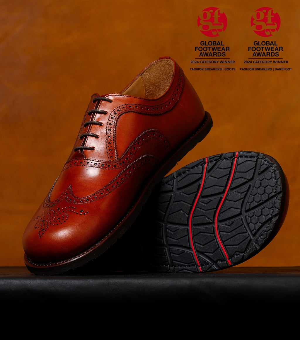 Goodyear Welted Barefoot Oxford Brogue - Barefoot Shoe Store
