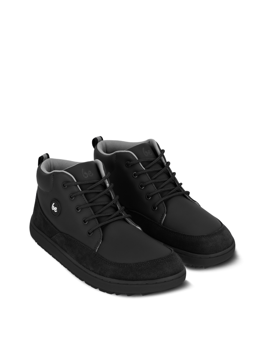 Kid's barefoot boots Be Lenka Elio Junior - All Black - Barefoot Shoe Store