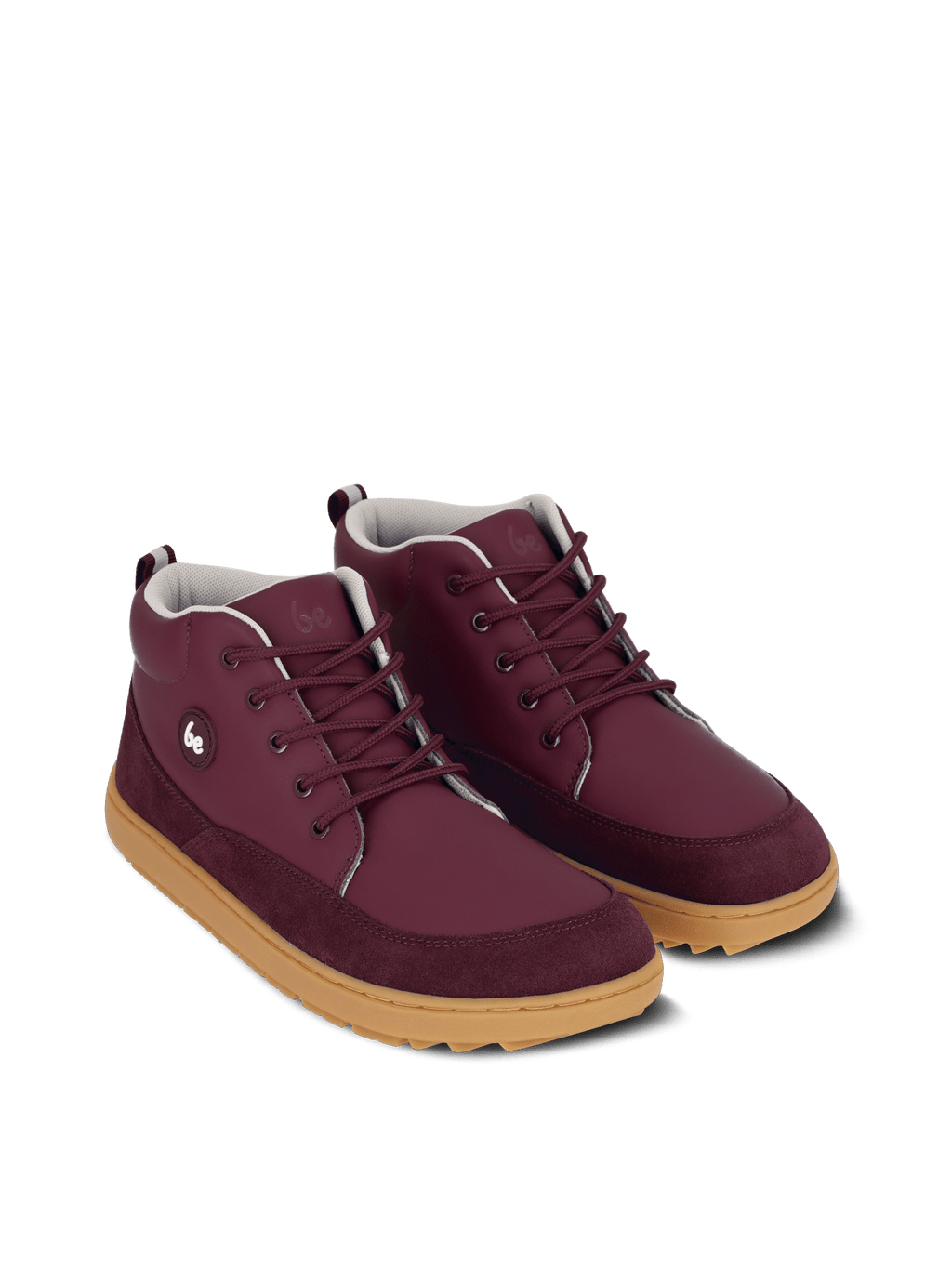 Kid's barefoot boots Be Lenka Elio Junior - Berry - Barefoot Shoe Store