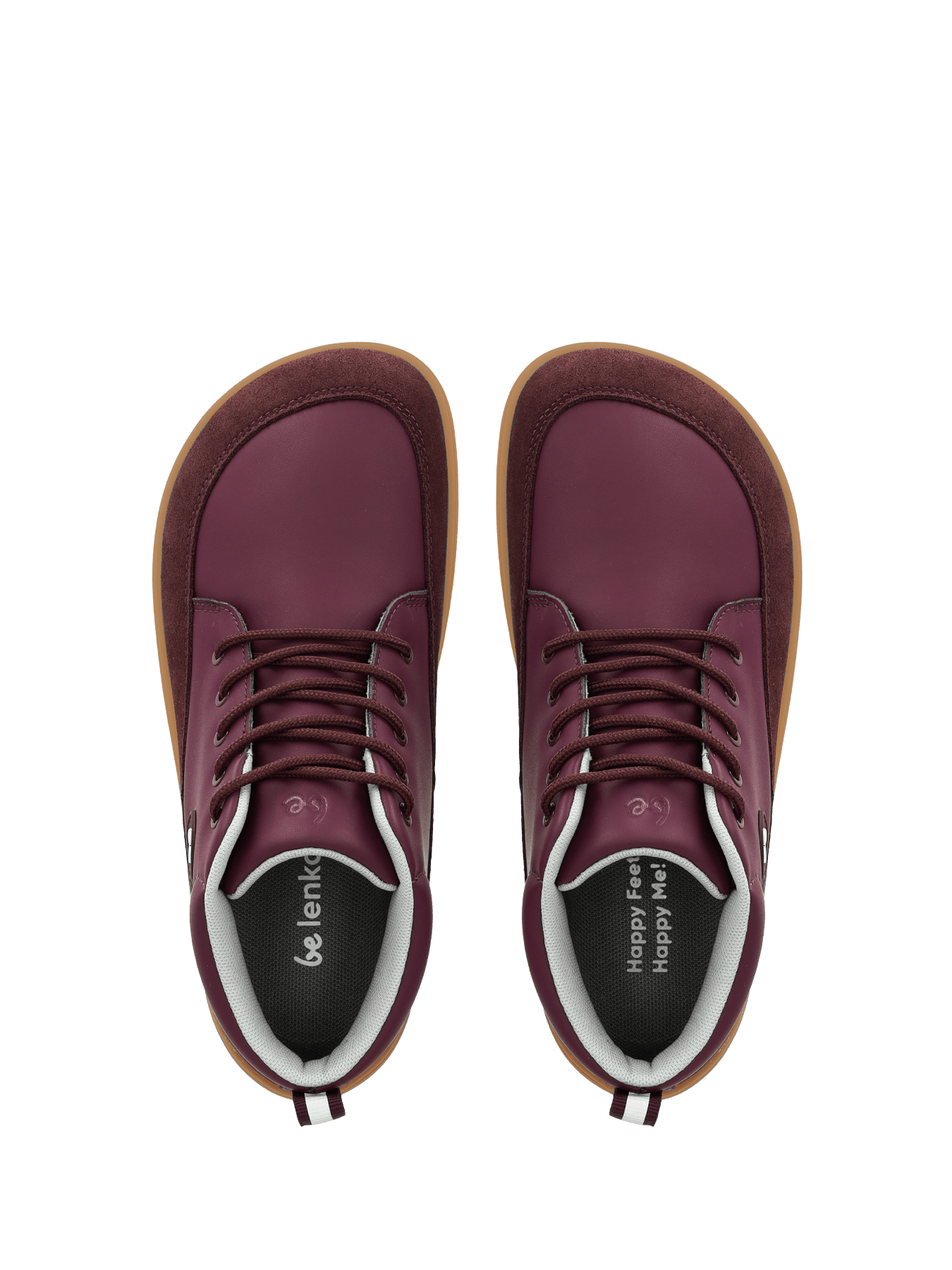 Kid's barefoot boots Be Lenka Elio Junior - Berry - Barefoot Shoe Store