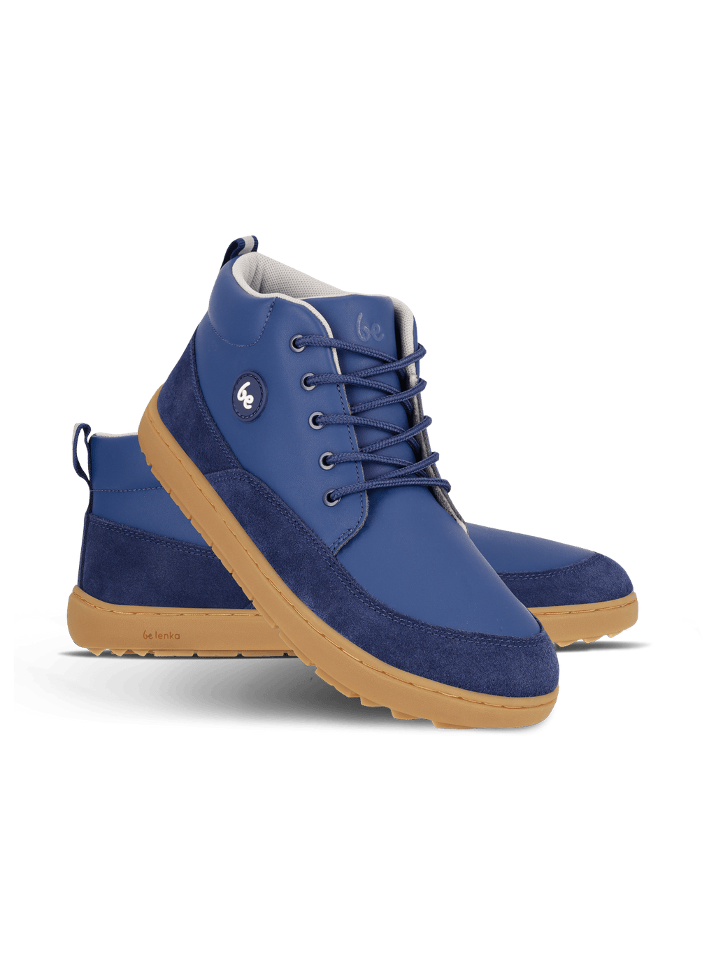 Kid's barefoot boots Be Lenka Elio Junior - Dark Blue - Barefoot Shoe Store