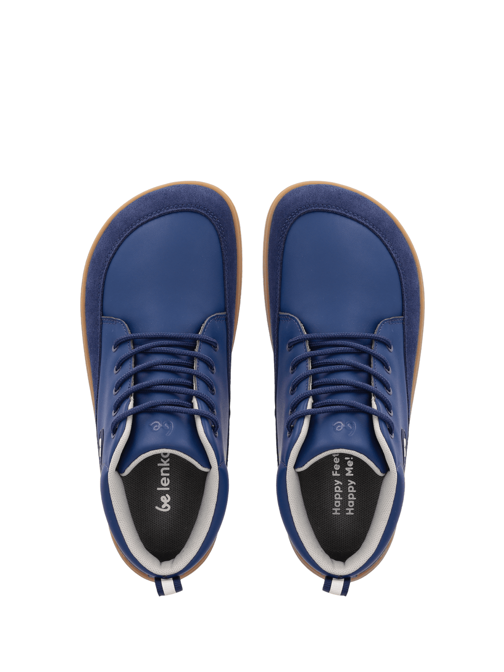 Kid's barefoot boots Be Lenka Elio Junior - Dark Blue - Barefoot Shoe Store