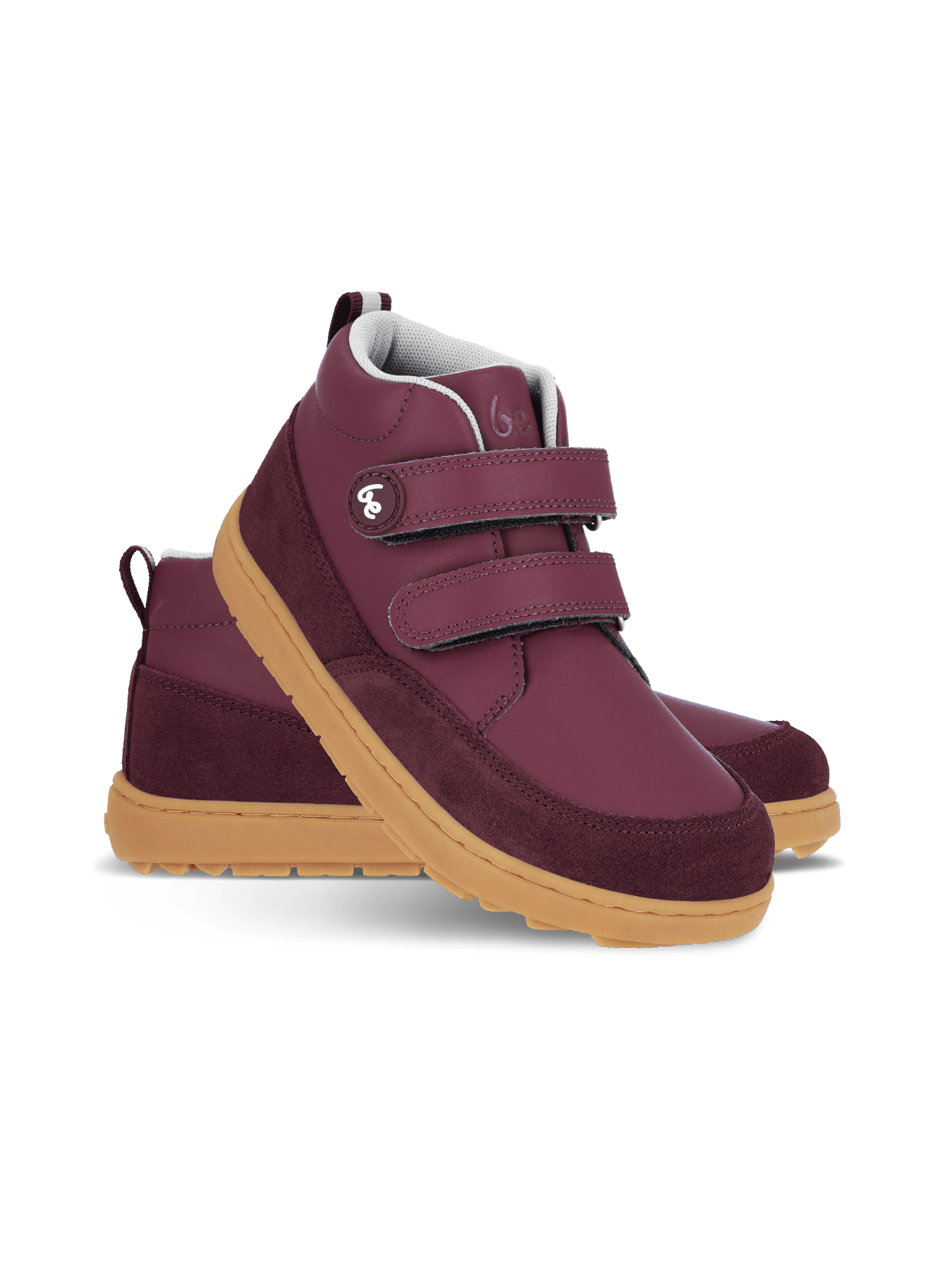 Kid's barefoot boots Be Lenka Elio Kids - Berry - Barefoot Shoe Store
