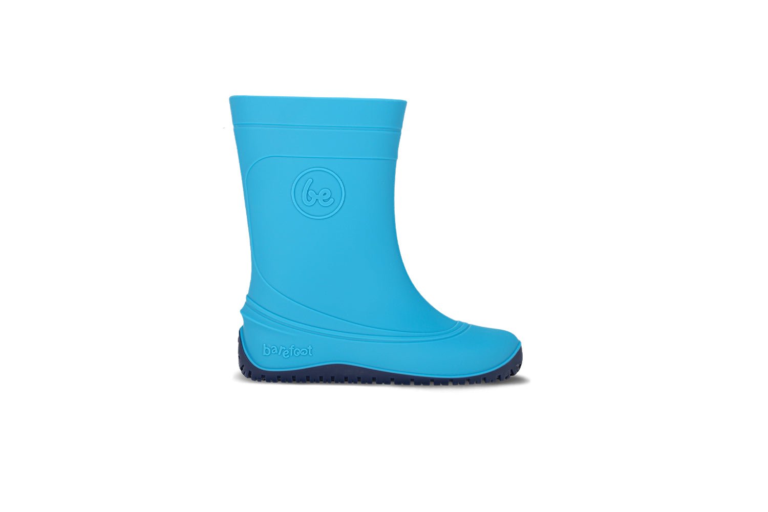 Kids Barefoot Rain Boots Be Lenka Pudds - Aqua Blue - Barefoot Shoe Store