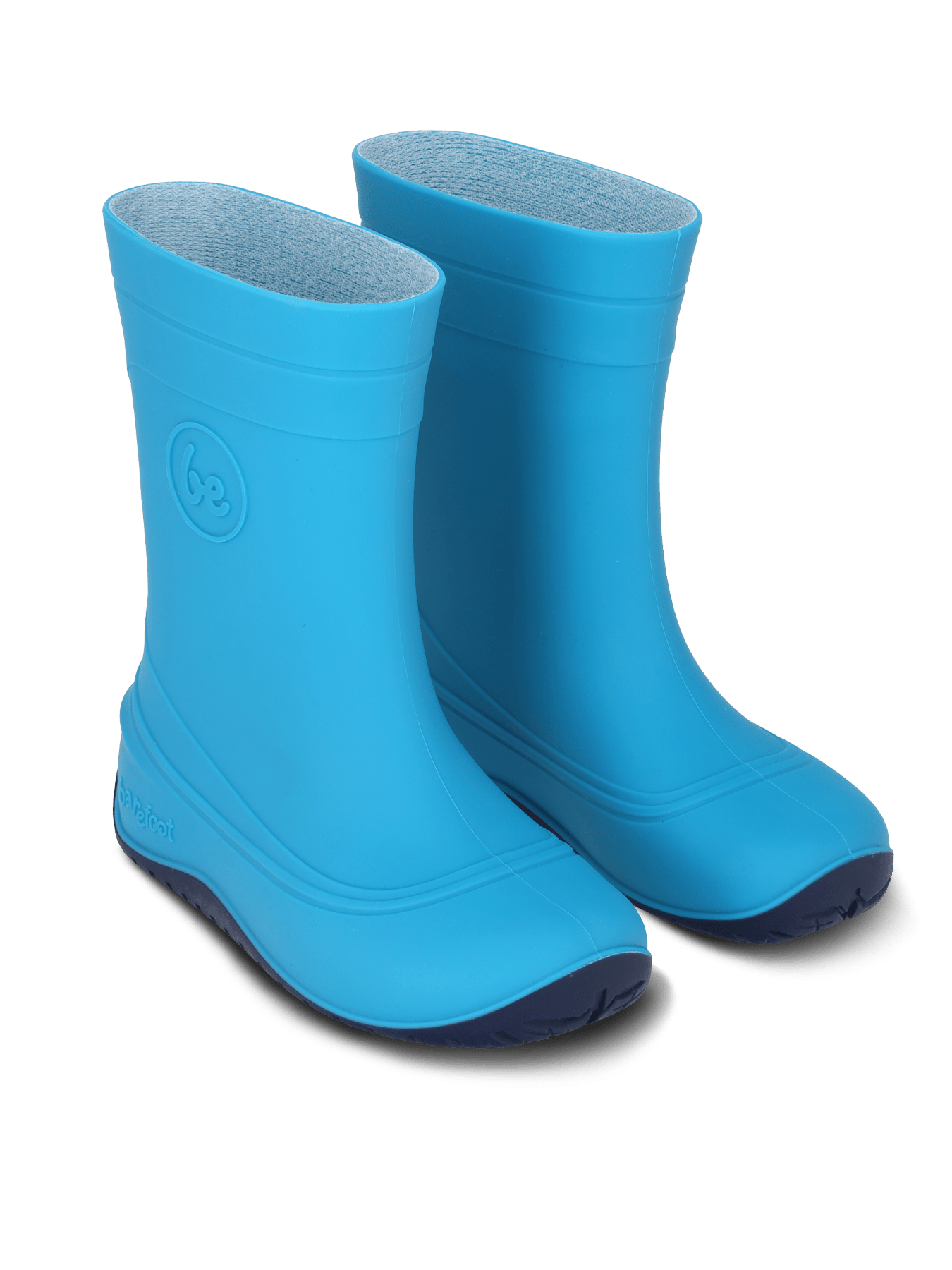 Kids Barefoot Rain Boots Be Lenka Pudds - Aqua Blue - Barefoot Shoe Store