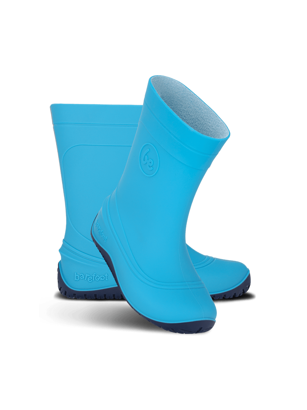 Kids Barefoot Rain Boots Be Lenka Pudds - Aqua Blue - Barefoot Shoe Store